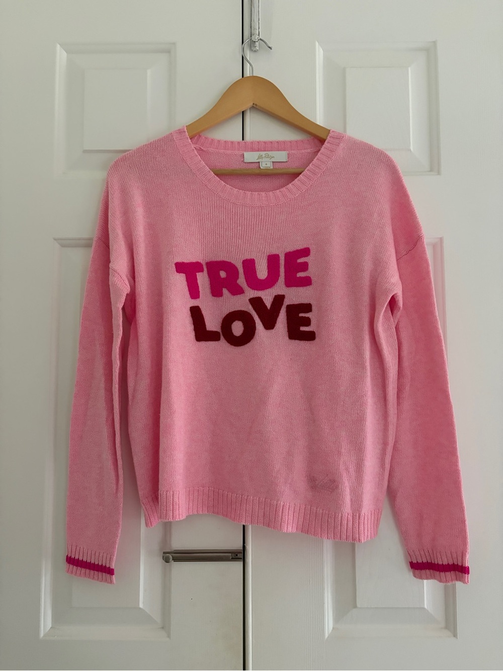 Lilly Pulitzer Pink 'True Love' Crewneck Sweater